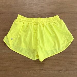 lululemon athletica Yellow Athletic Shorts
